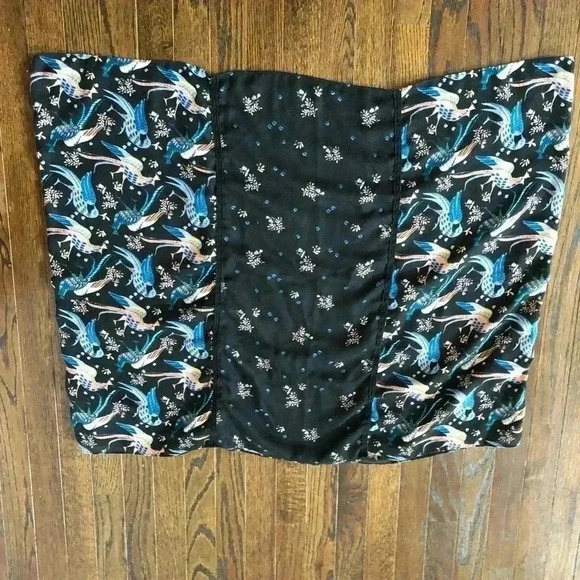 American Eagle Vintage Infinity Scarf w/ Peacock Design - Picture 10 of 10